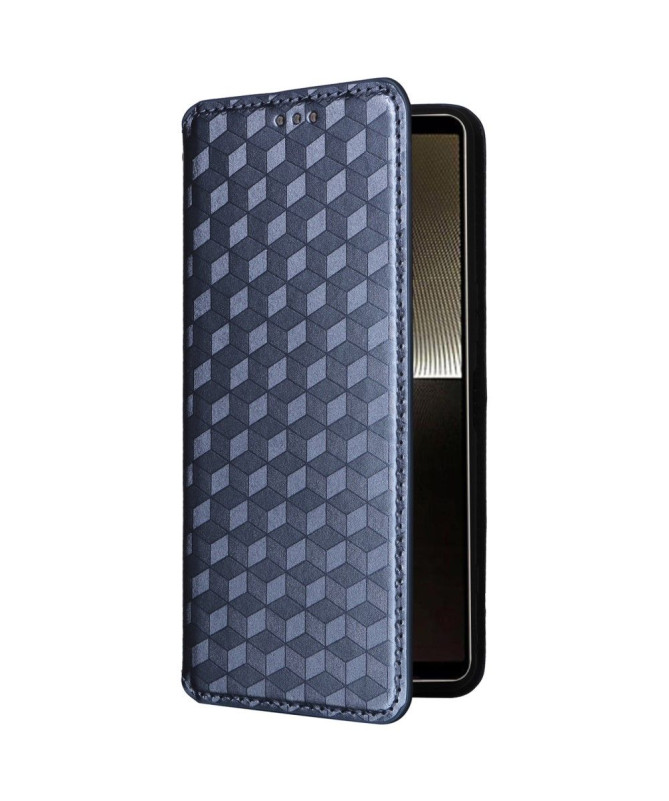 Housse Sony Xperia 1 VI flip cover design géométrie