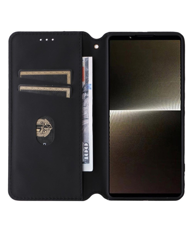 Housse Sony Xperia 1 VI flip cover design géométrie