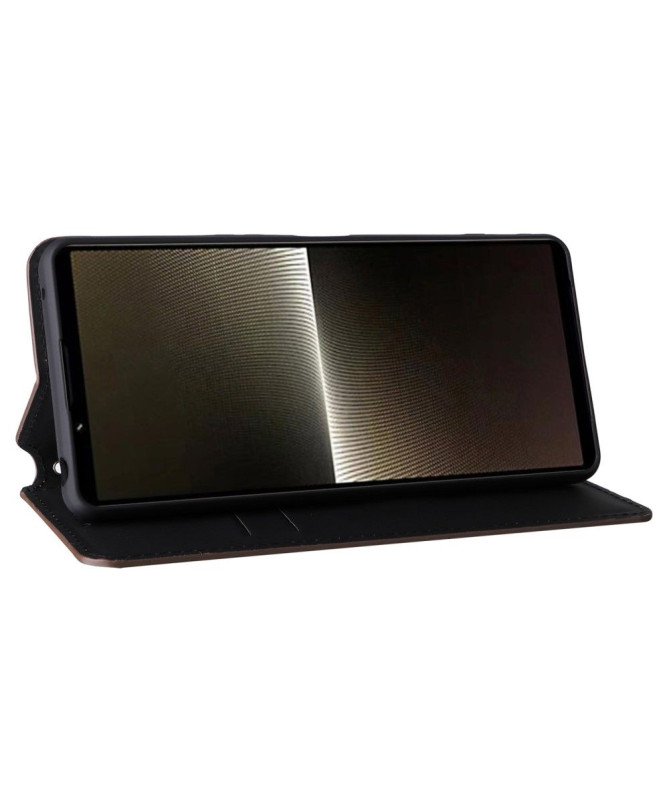Housse Sony Xperia 1 VI flip cover design géométrie