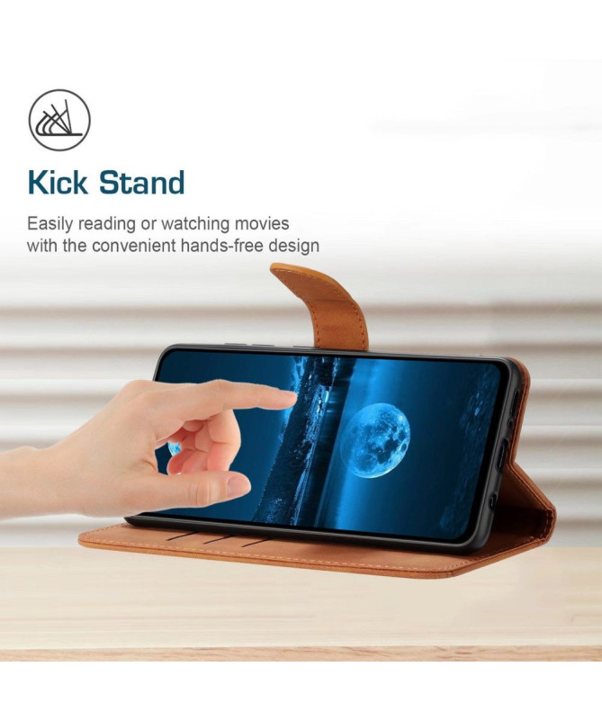 Housse Sony Xperia 1 VI Lines effet cuir rétro