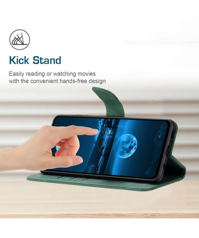 Housse Sony Xperia 1 VI Lines effet cuir rétro