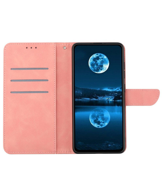 Housse Sony Xperia 1 VI Lines effet cuir rétro