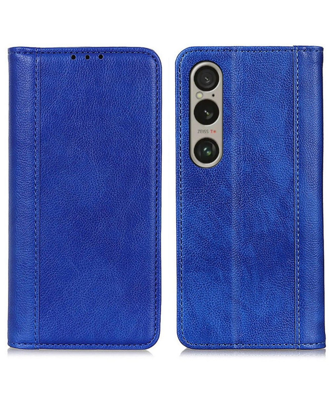 Étui Sony Xperia 1 VI folio Sylvestre simili cuir