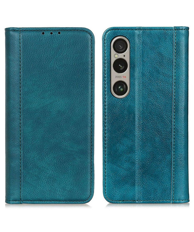 Étui Sony Xperia 1 VI folio Sylvestre simili cuir