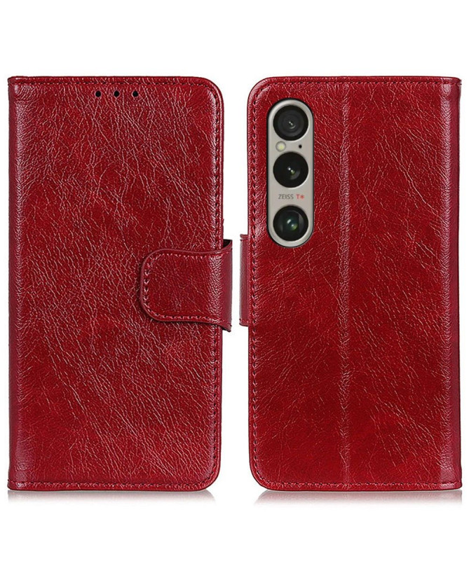 Housse Sony Xperia 1 VI Style Cuir Vieilli
