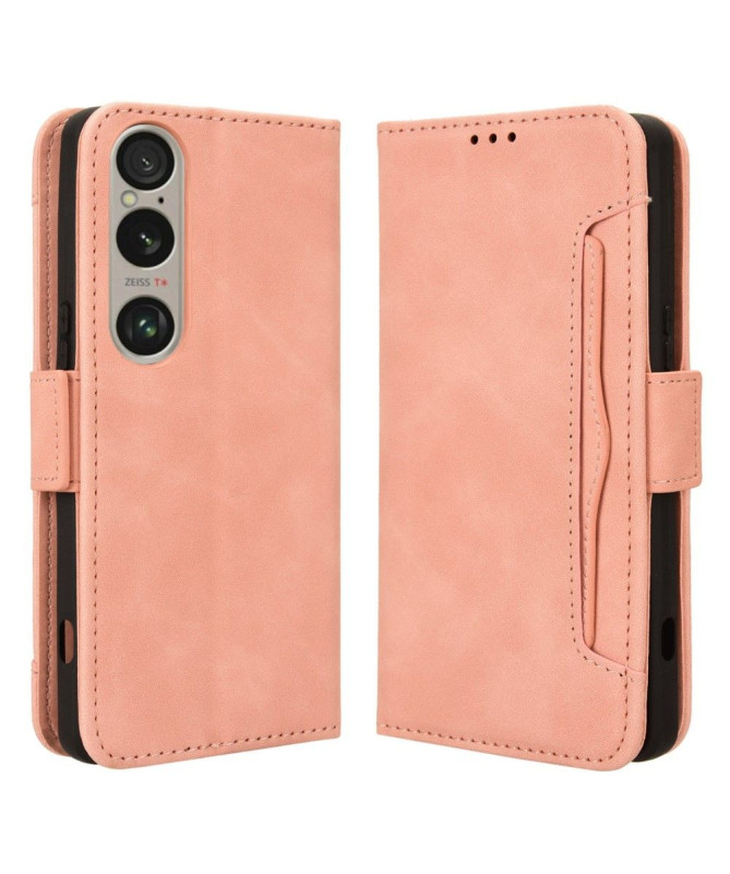Housse Sony Xperia 1 VI Premium avec Porte Cartes