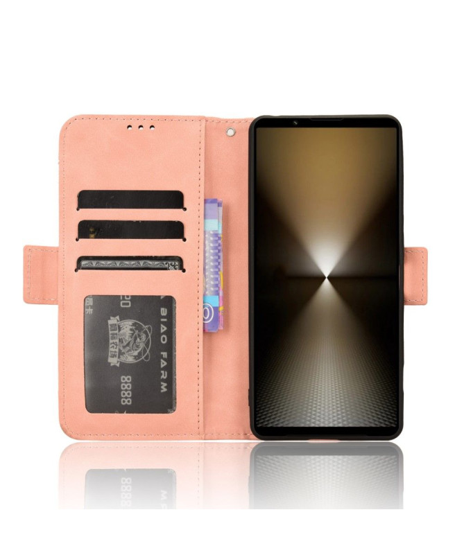 Housse Sony Xperia 1 VI Premium avec Porte Cartes