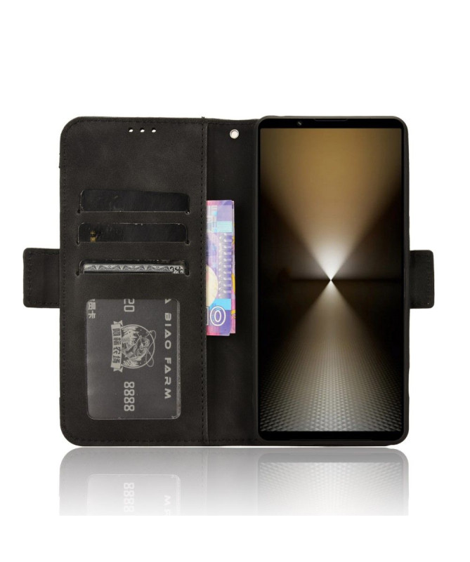 Housse Sony Xperia 1 VI Premium avec Porte Cartes