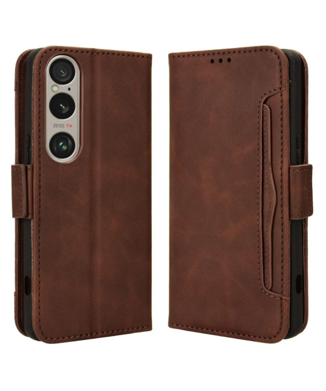 Housse Sony Xperia 1 VI Premium avec Porte Cartes