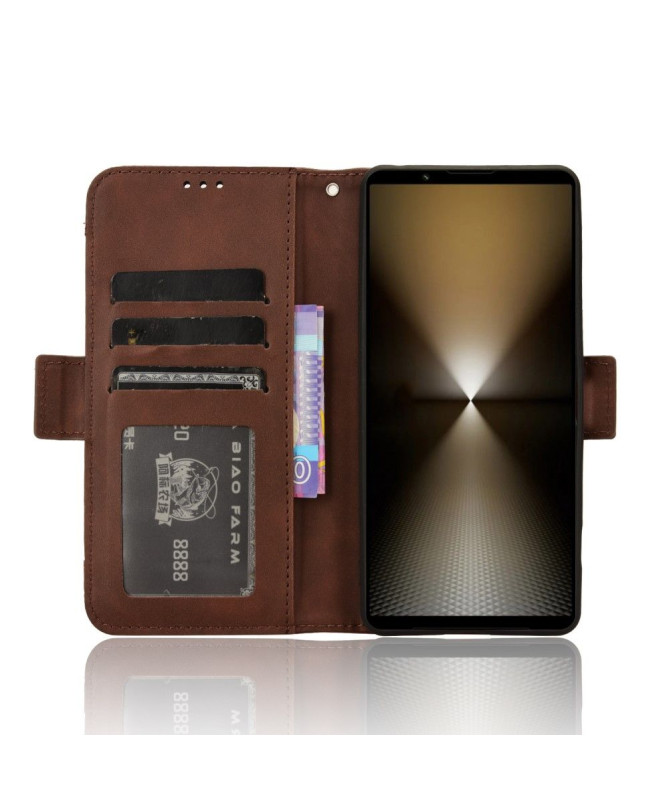 Housse Sony Xperia 1 VI Premium avec Porte Cartes