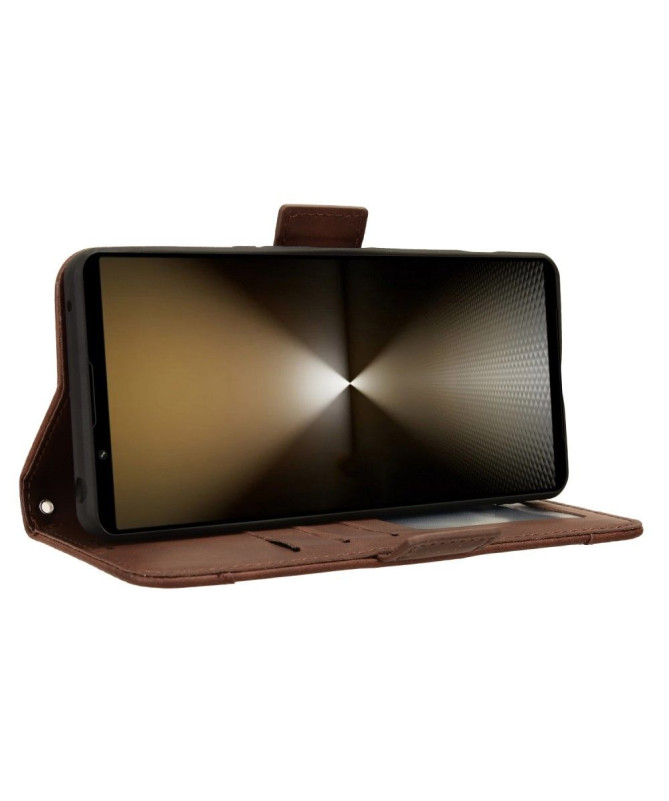 Housse Sony Xperia 1 VI Premium avec Porte Cartes