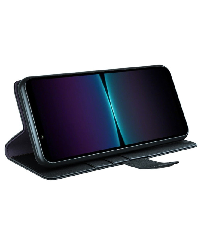 Étui Sony Xperia 10 VI portefeuille en cuir premium