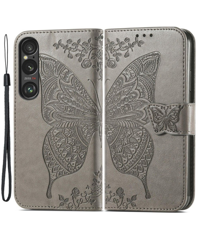 Housse Sony Xperia 1 VI Papillon Relief
