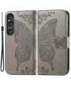 Housse Sony Xperia 1 VI Papillon Relief