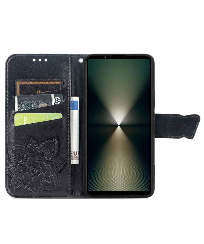 Housse Sony Xperia 1 VI Papillon Relief