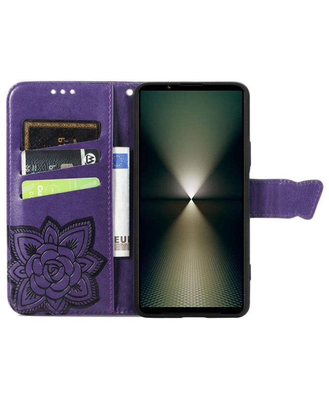 Housse Sony Xperia 1 VI Papillon Relief