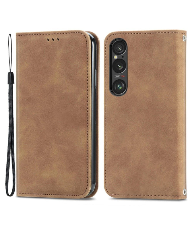 Housse Sony Xperia 1 VI Business Rétro