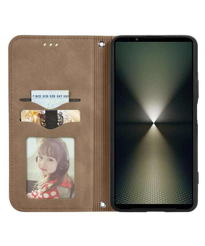 Housse Sony Xperia 1 VI Business Rétro