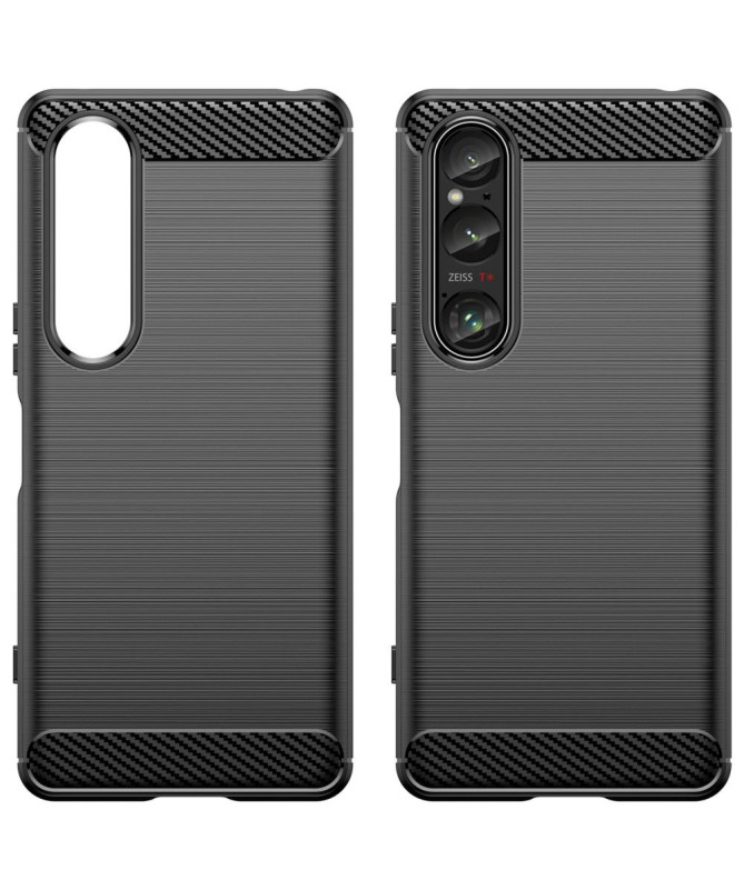 Coque Sony Xperia 1 VI effet brossé silicone