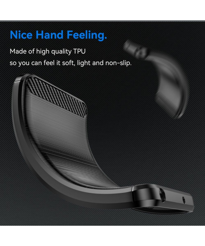 Coque Sony Xperia 1 VI effet brossé silicone