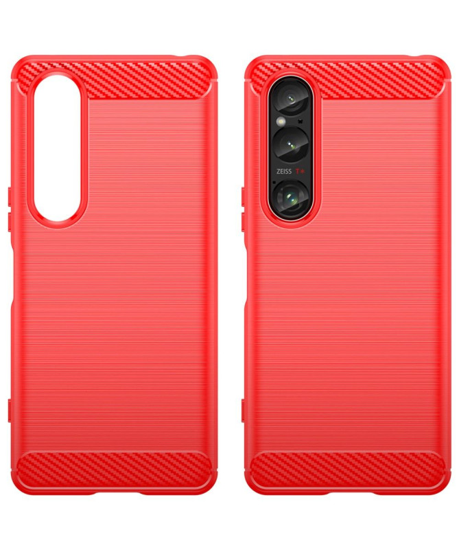 Coque Sony Xperia 1 VI effet brossé silicone