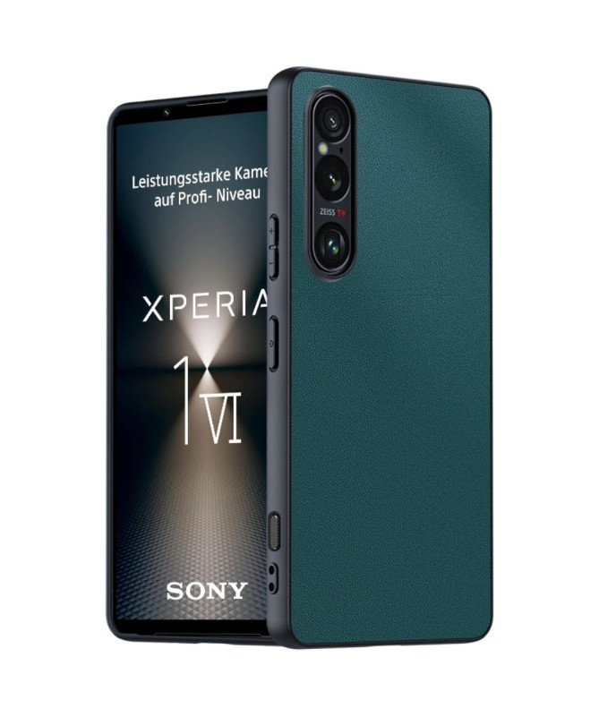 Coque Sony Xperia 1 VI en simili cuir ultra-mince