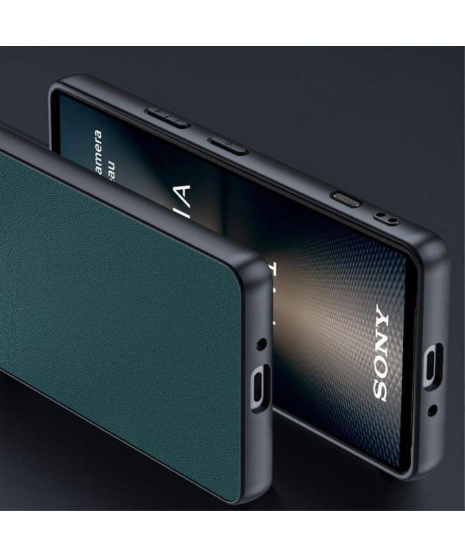 Coque Sony Xperia 1 VI en simili cuir ultra-mince