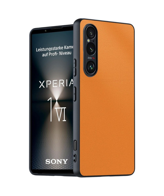 Coque Sony Xperia 1 VI en simili cuir ultra-mince