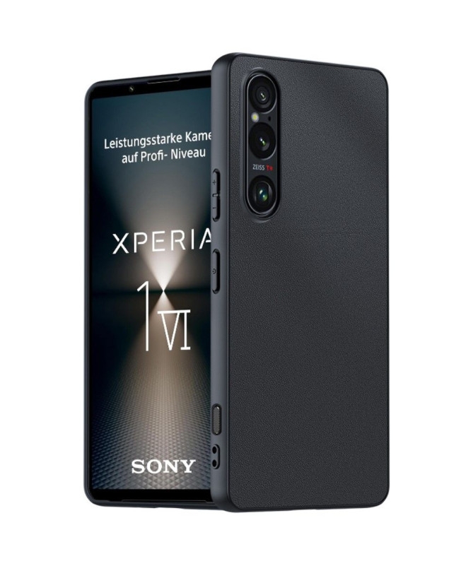 Coque Sony Xperia 1 VI en simili cuir ultra-mince