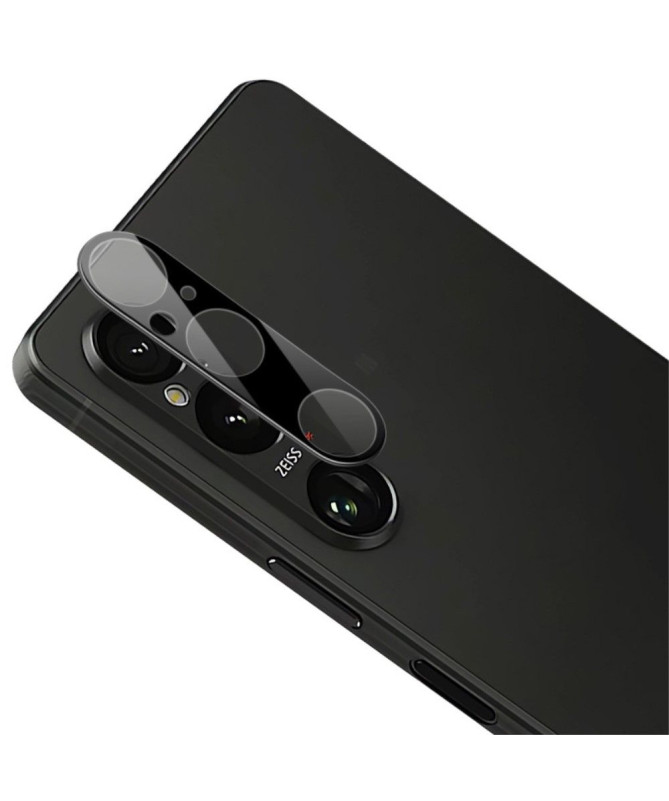 Sony Xperia 1 VI - Protections en verre trempé pour lentille arrière (2 pièces) - Noir