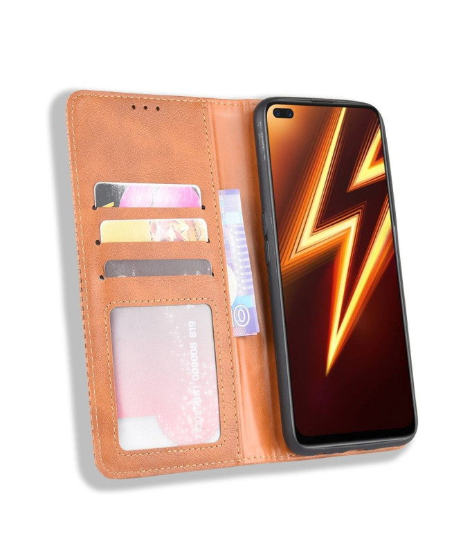 Housse Realme 6 Pro Le Cirénius style cuir