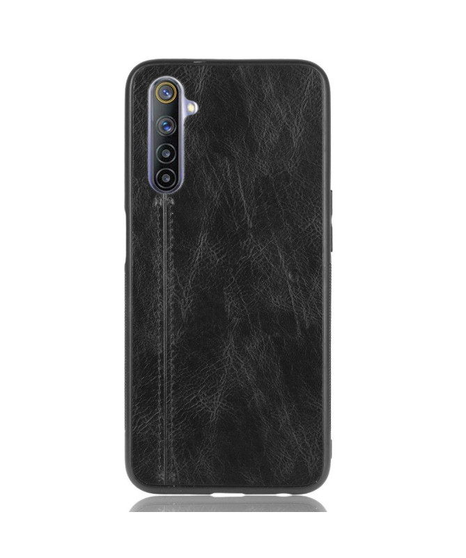 Coque Realme 6 Effet Cuir Coutures