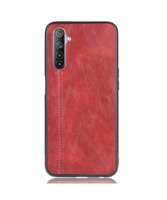 Coque Realme 6 Effet Cuir Coutures