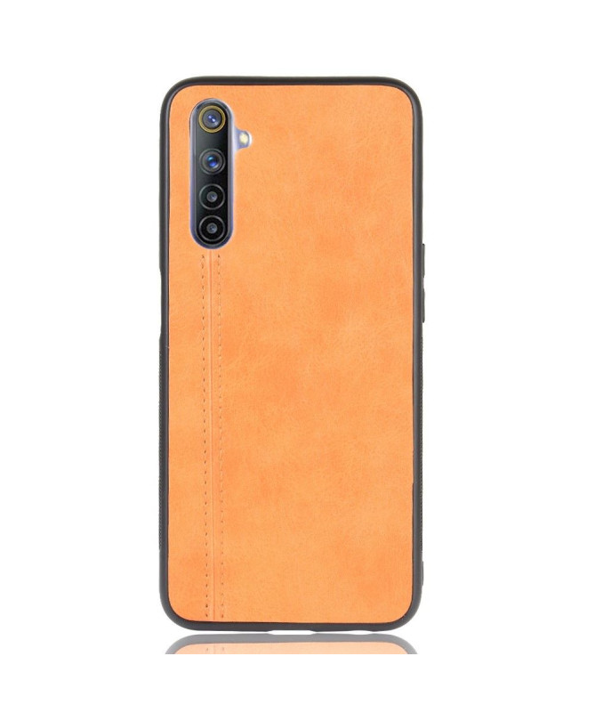 Coque Realme 6 Effet Cuir Coutures