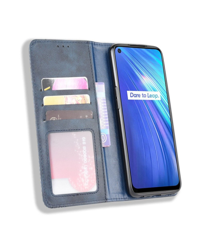 Housse Realme 6 Le Cirénius Style Cuir