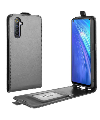 Housse Realme 6 simili cuir avec rabat vertical