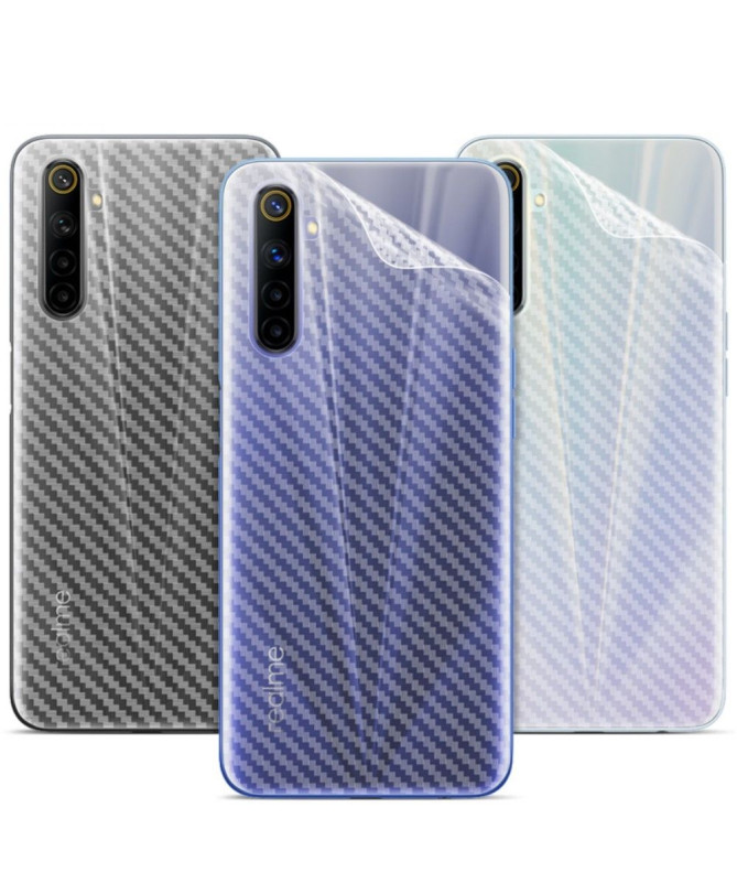 Films arrière carbone pour Realme 6 (2 pièces)