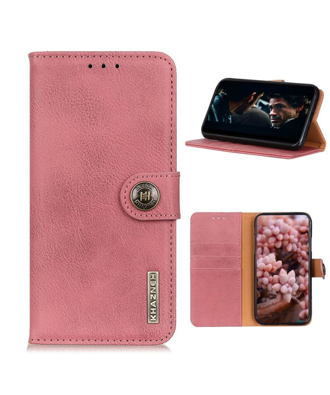 Housse Realme 7 KHAZNEH Effet Cuir Porte Cartes
