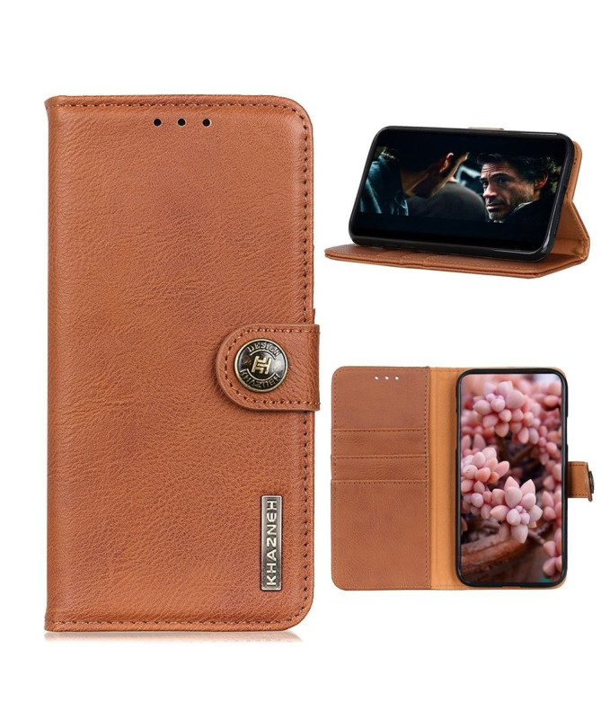 Housse Realme 7 KHAZNEH Effet Cuir Porte Cartes