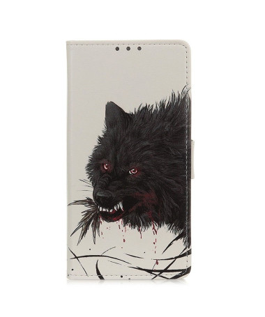 Housse Realme 7 Loup noir