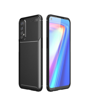 Coque Realme 7 effet fibre de carbone