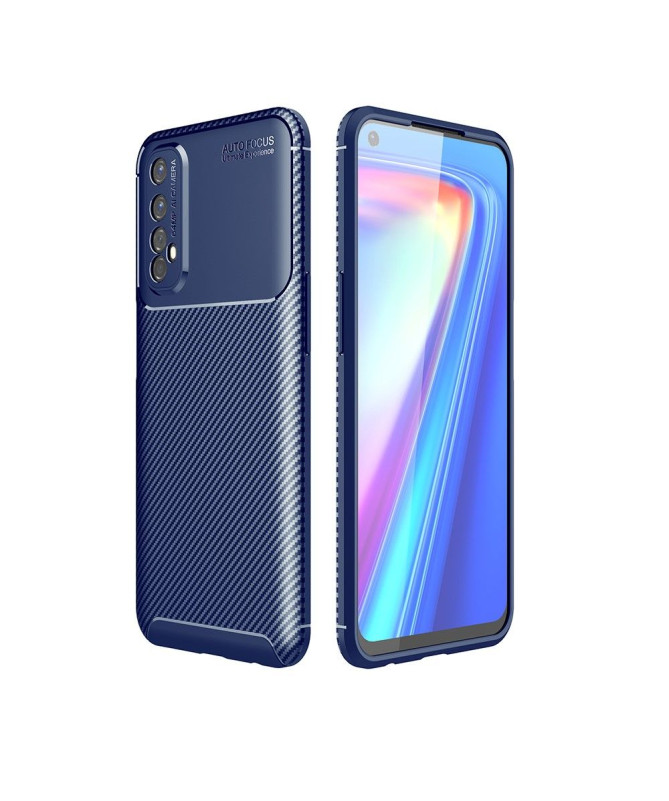 Coque Realme 7 effet fibre de carbone