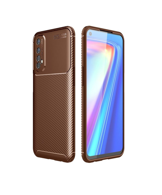 Coque Realme 7 effet fibre de carbone