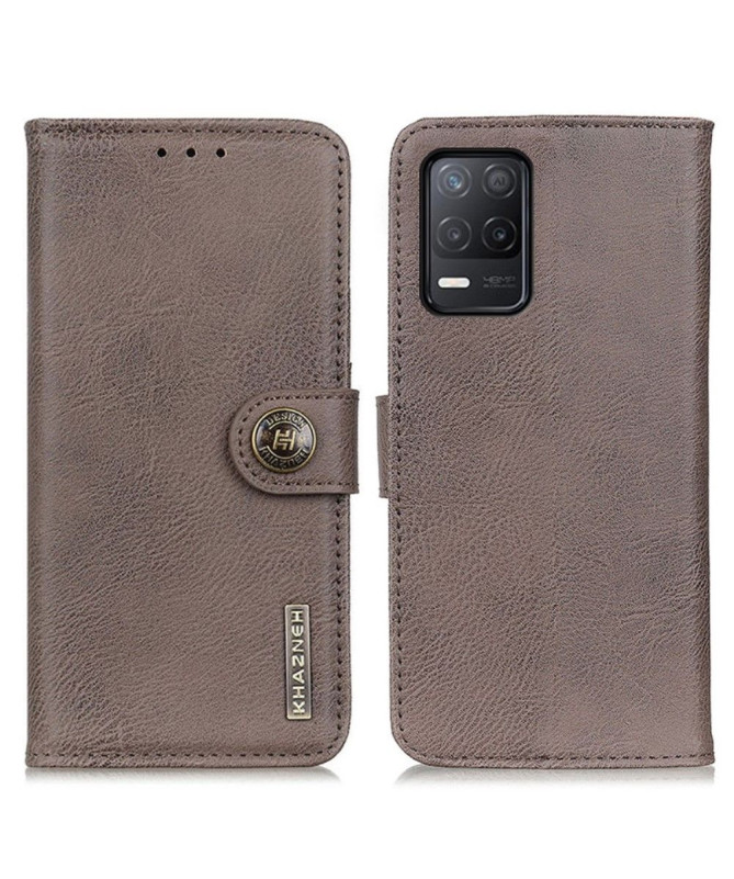 Housse Realme 8 5G KHAZNEH Effet Cuir Porte-Cartes