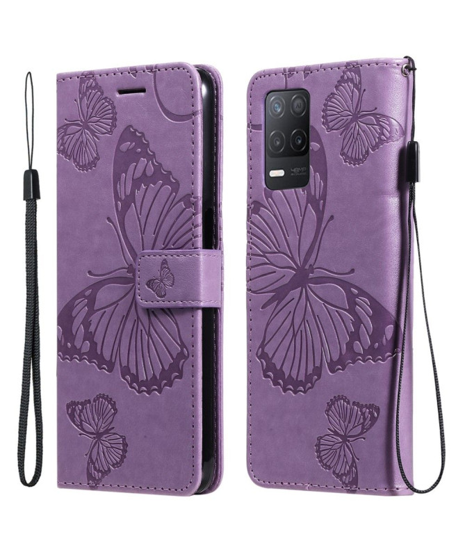 Housse Realme 8 5G Papillons fonction support