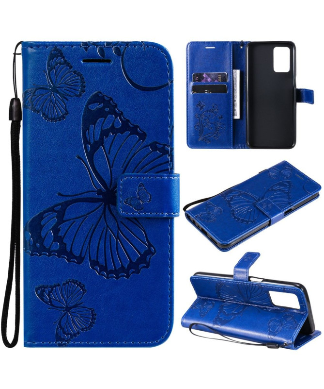 Housse Realme 8 5G Papillons fonction support