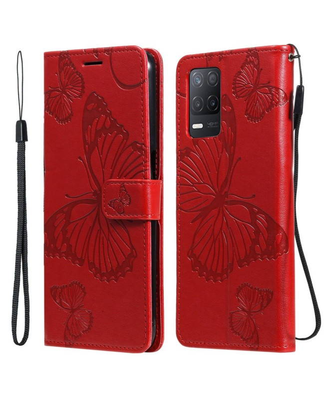 Housse Realme 8 5G Papillons fonction support