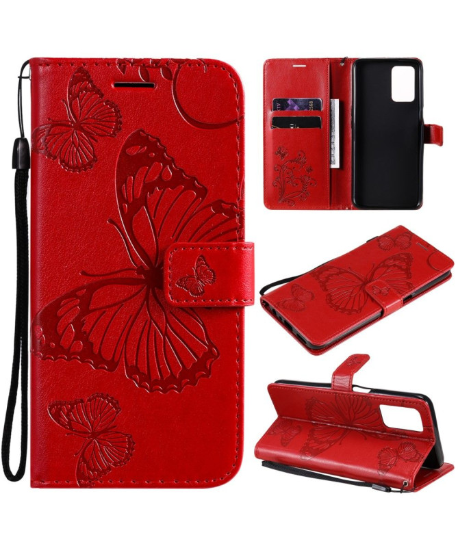 Housse Realme 8 5G Papillons fonction support