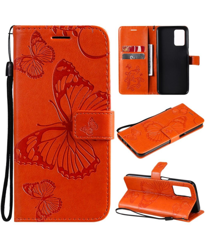 Housse Realme 8 5G Papillons fonction support