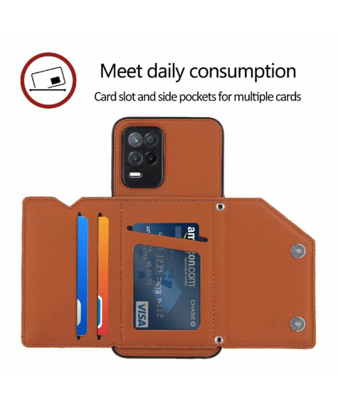 Coque Realme 8 5G AUDE Lanière multi compartiments